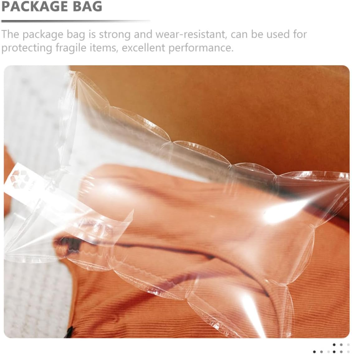 100pcs Inflatable Air Bags for Shipping Packaging 10x20cm Anti-collision Air Pillows with Cushioning Protection for Parcel and Packing