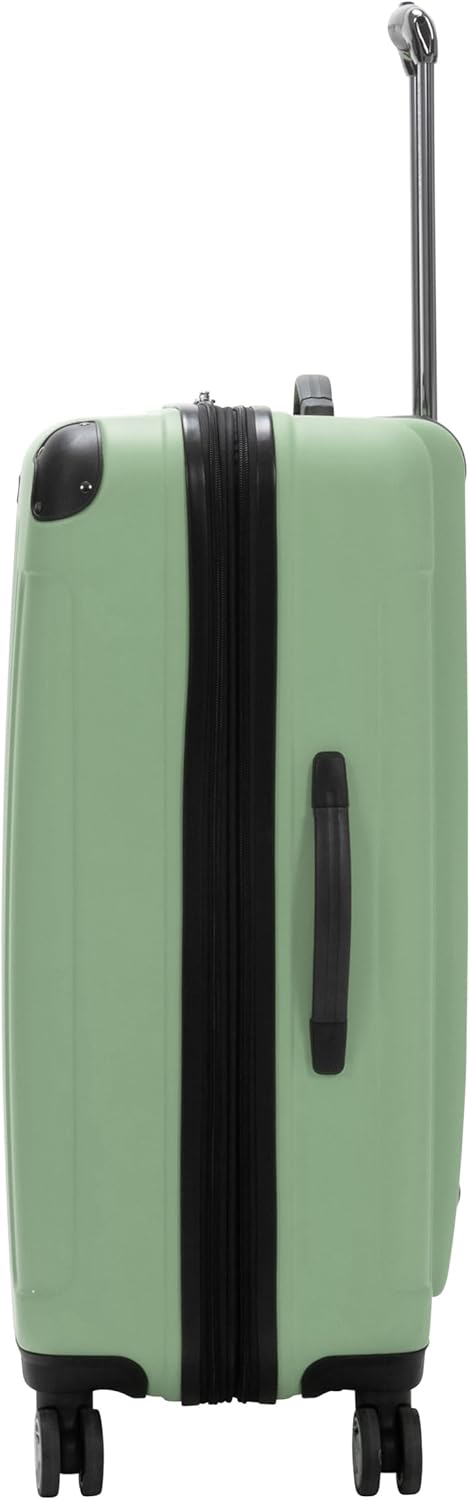 Kenneth Cole REACTION Renegade Luggage Expandable 8-Wheel Spinner Lightweight Hardside Suitcase, Seafoam, 28-Inch Checked - Image 6