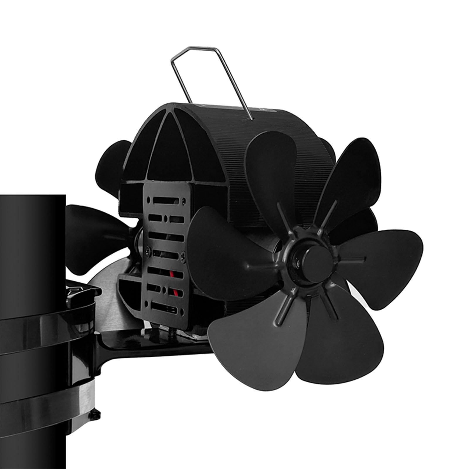 Storage Bag Dy4206 Fan 3 Motors 18Blades Stove Fans Aluminum Alloy Heat Powered Chimney Fan Oven Chimney Fan Quiet Wall Mounted Stove Fan