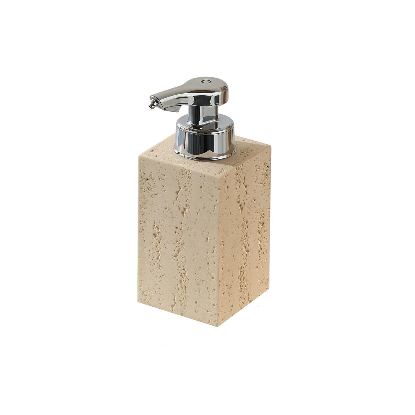 soap dispenser This Soap Dispenser With A Stone-textured Finish Is Both Attractive And Practical(Yellow)