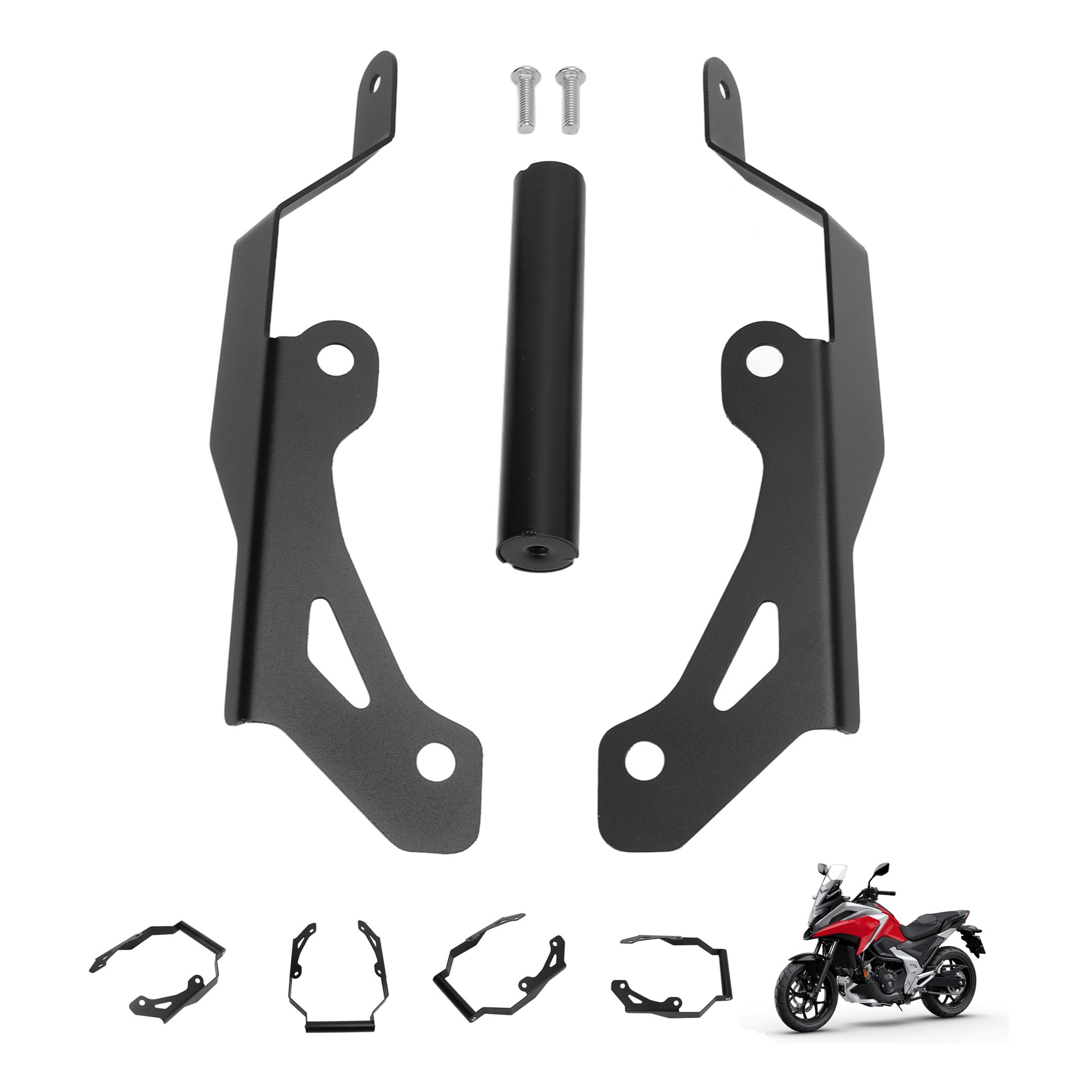 OUKENS Staffa di navigazione, supporto per telefono in lega di alluminio per moto, supporto di ricambio per NC750X NC750 XAM NC750X DCT 2021+