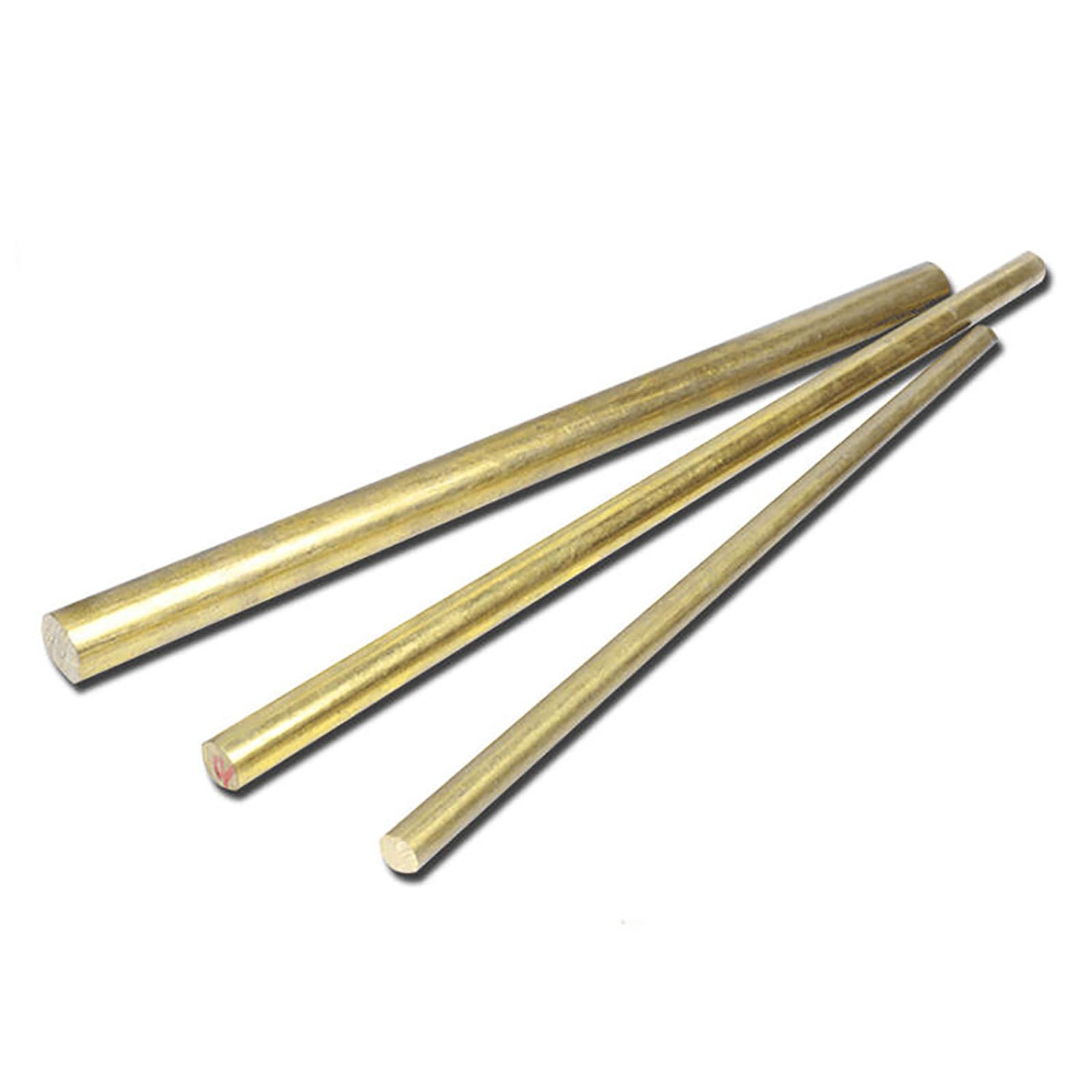 Tiges en Laiton Massif Kit de Barres de Tour Rondes en Laiton 12mm à 80mm Diamètre 150mm Longueur