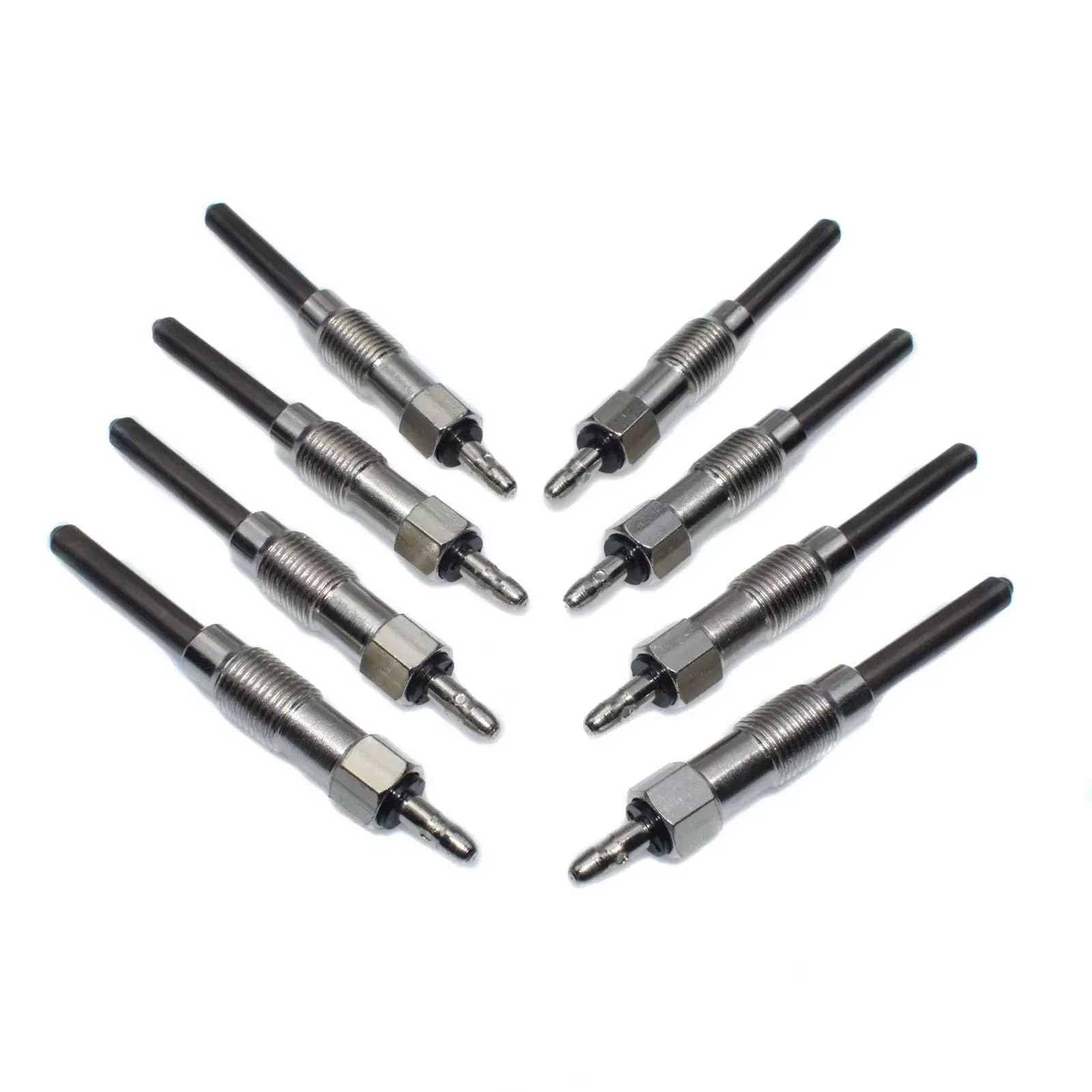 Bujía precalentamiento automóvil Compatible Con Click 6A843G115 Bujías Incandescentes De Doble Bobina Kit De Reparación De Calentador Auxiliar De Coche Accesorios Repuesto 5614017(8pcs)