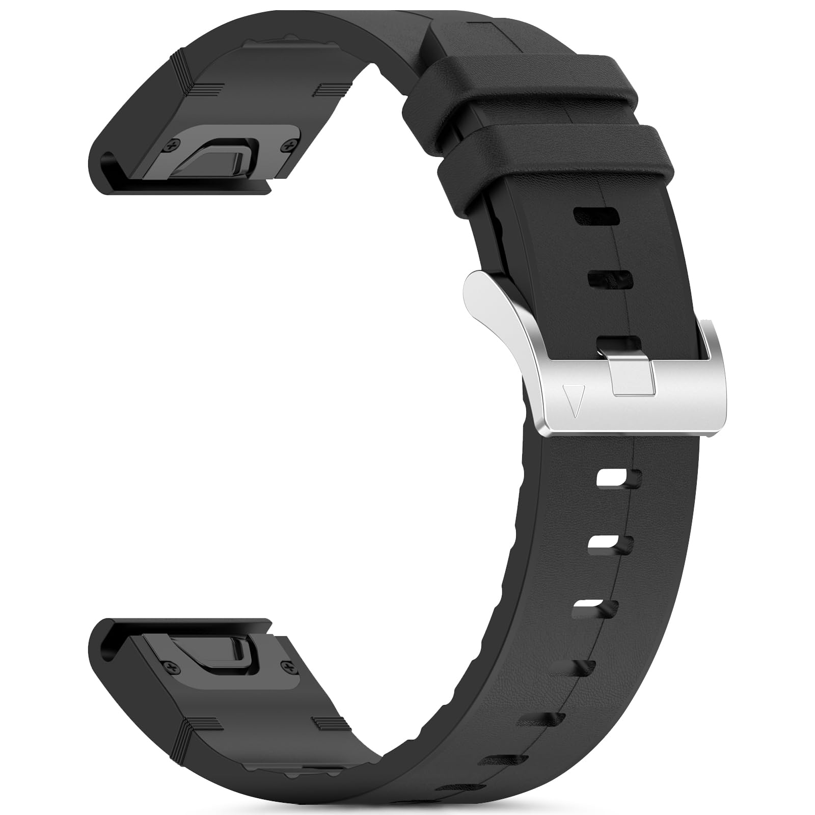 DMVEIMAL Cinturino Quickfit In Silicone 26mm Per Garmin Fenix/Forefunner/Instinct, Design Onda, Traspirante
