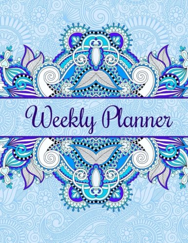 Weekly Planner (Extra Large **8x 11** Weekly and Monthly Planner-Fillable Calendar and Lined Sections for Daily To Do's)