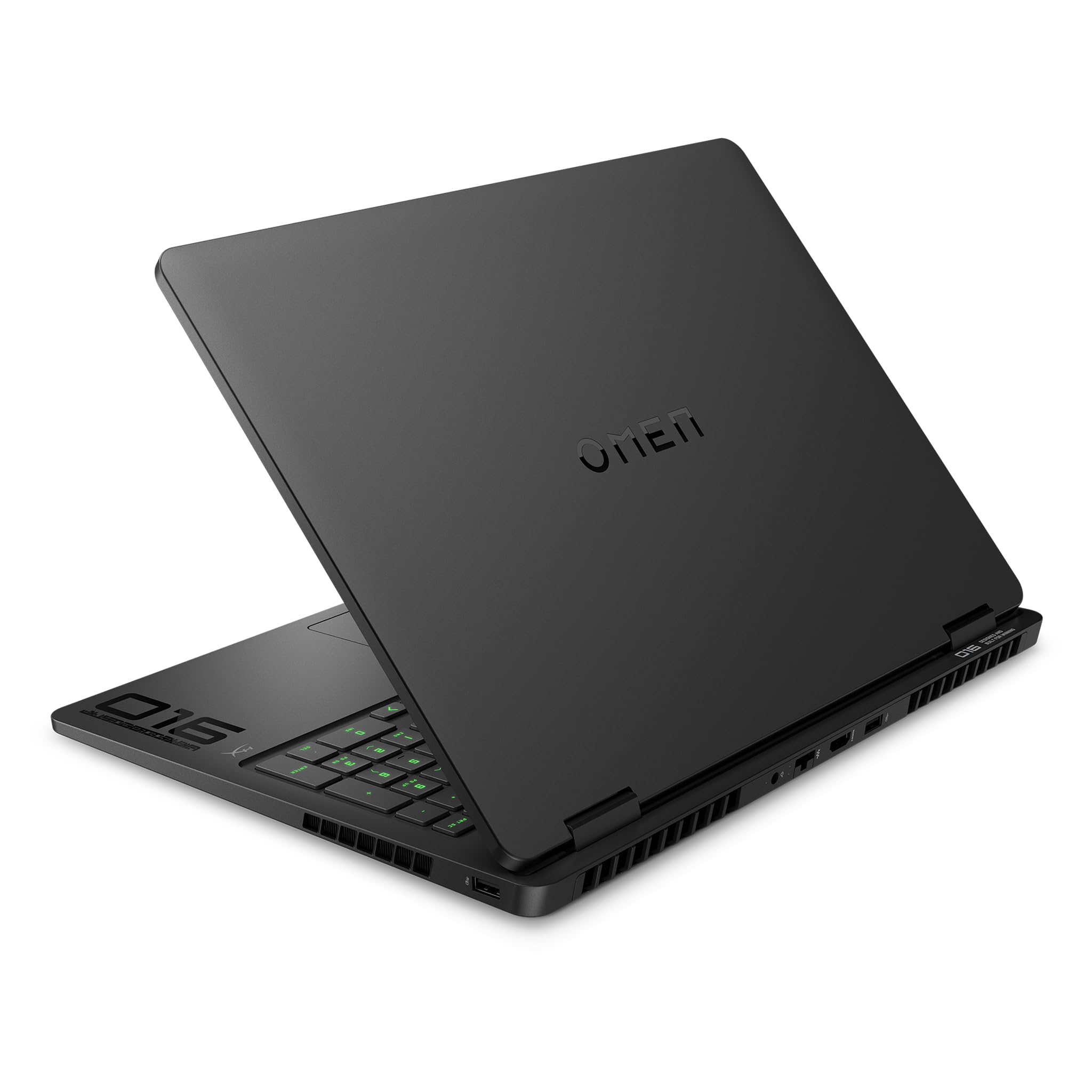HP Omen 16 Gaming Laptop, AMD Ryzen 9-8940HX, 32 GB DDR5 RAM, 2 TB PCIe SSD, 16" (1920x1200) IPS 144Hz Display, Nvidia G-Force RTX 5060, 4-Zone RGB QWERTZ Tastatur, Windows 11 Pro, Shadow Black