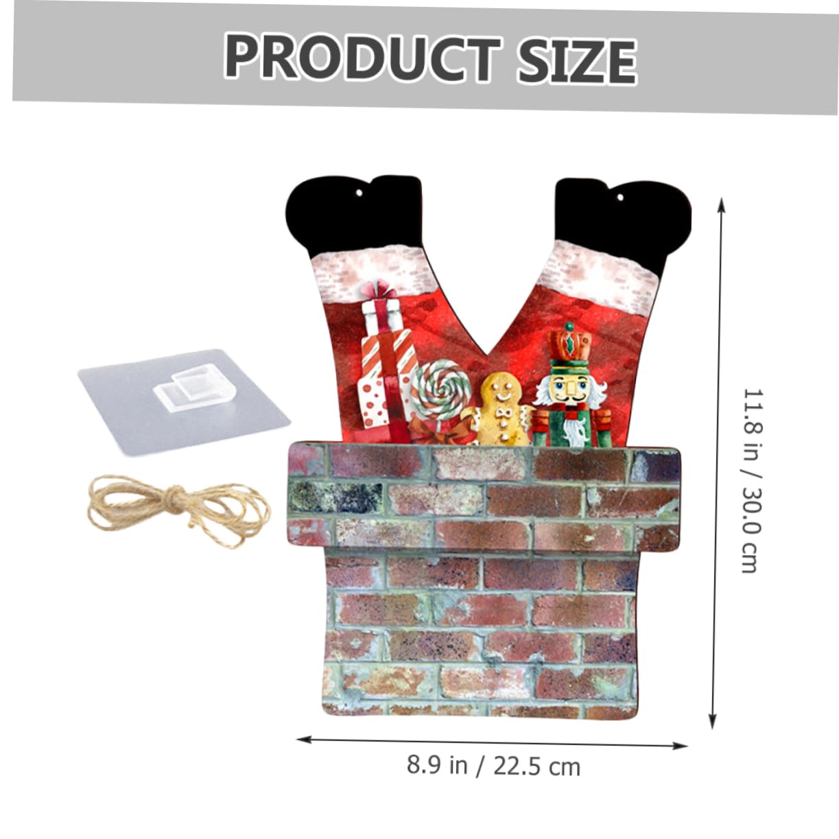 Alipis 5 Piezas De Letreros Colgantes De Chimenea De Navidad Letrero Colgante De Chimenea De Papá Noel Adorno Colgante De Navidad Decoraciones Navideñas Decoraciones De Papá Noel