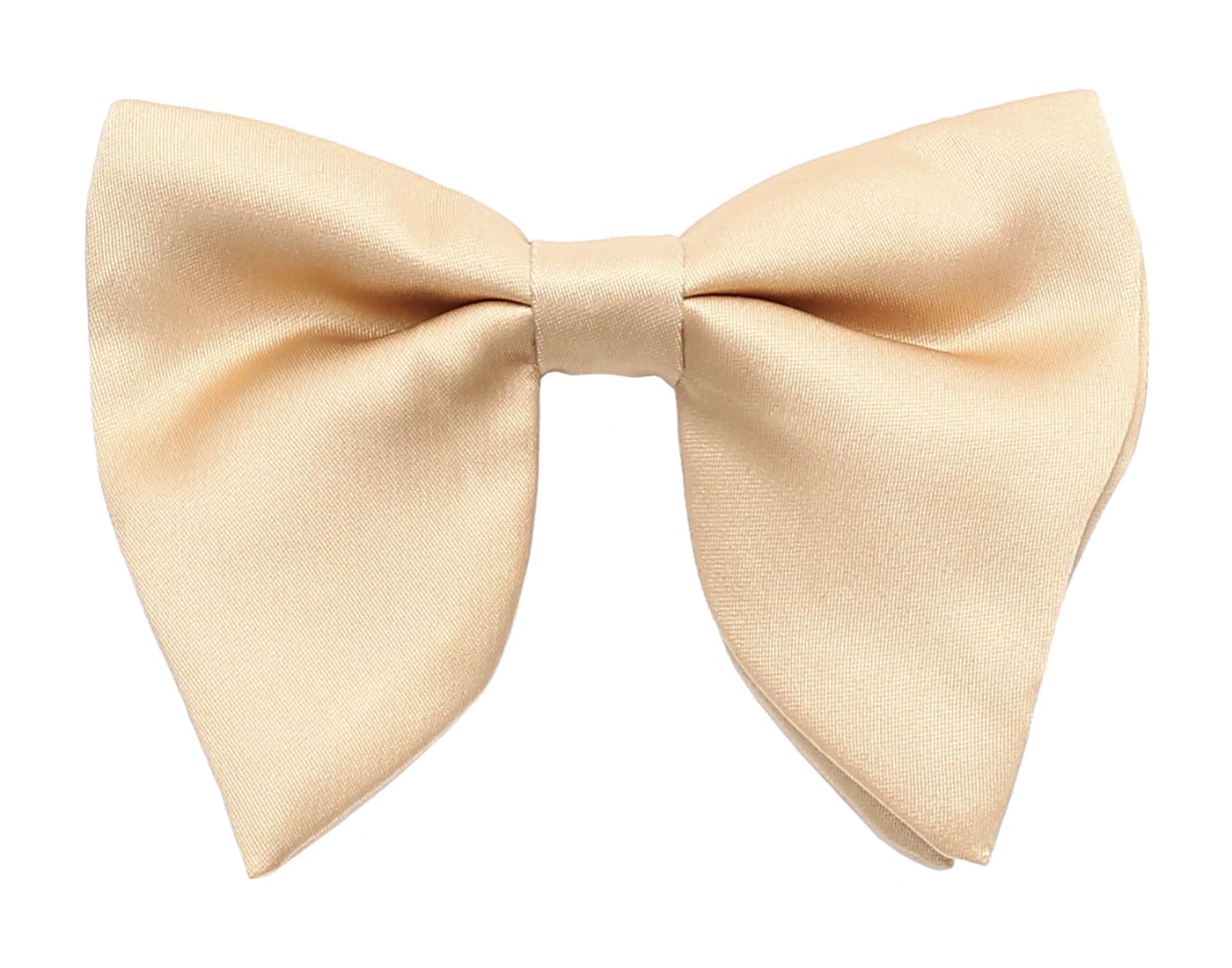 Mens Oversized Satin Silk Bow Tie Solid Color Formal Tuxedo Big Bowtie