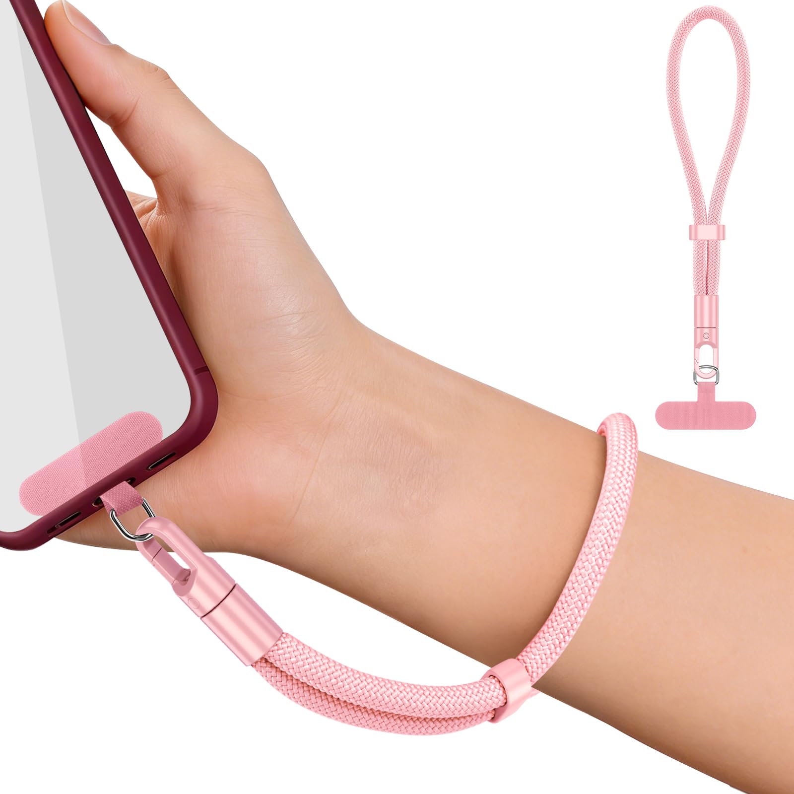 Vanjua Phone Wrist Lanyard, Anti-Lost Adjustable Nylon Strap with Detachable Tether Tab, for Most Cell Phones & Phone Cases-image-18