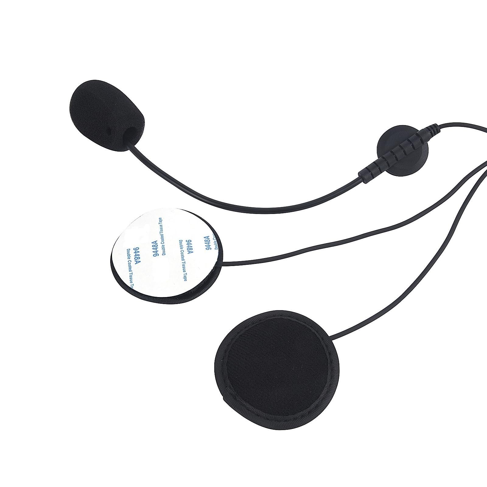 Auricolare per casco Walkie Talkie per moto compatibile con Motorola Mag One BPR40 CLS1110 CLS1410 CP185 CP200 CP200D DLR1020 DLR1060 DTR650 DTR700 RDM2070D RDU4100 radio (confezione da 2)