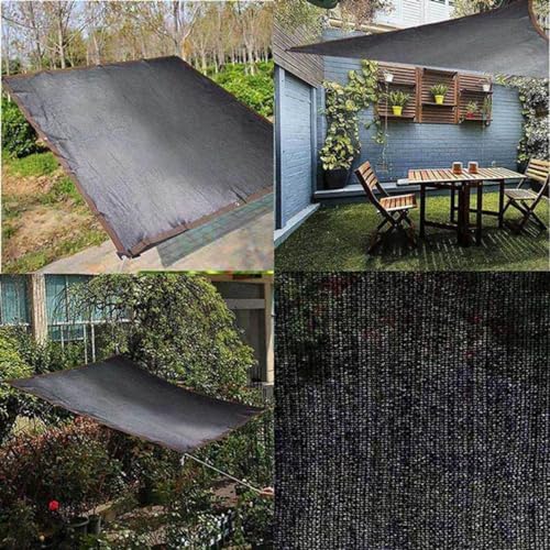 Malla de sombra exterior rectangular 2x4 m para plantas y patios 5