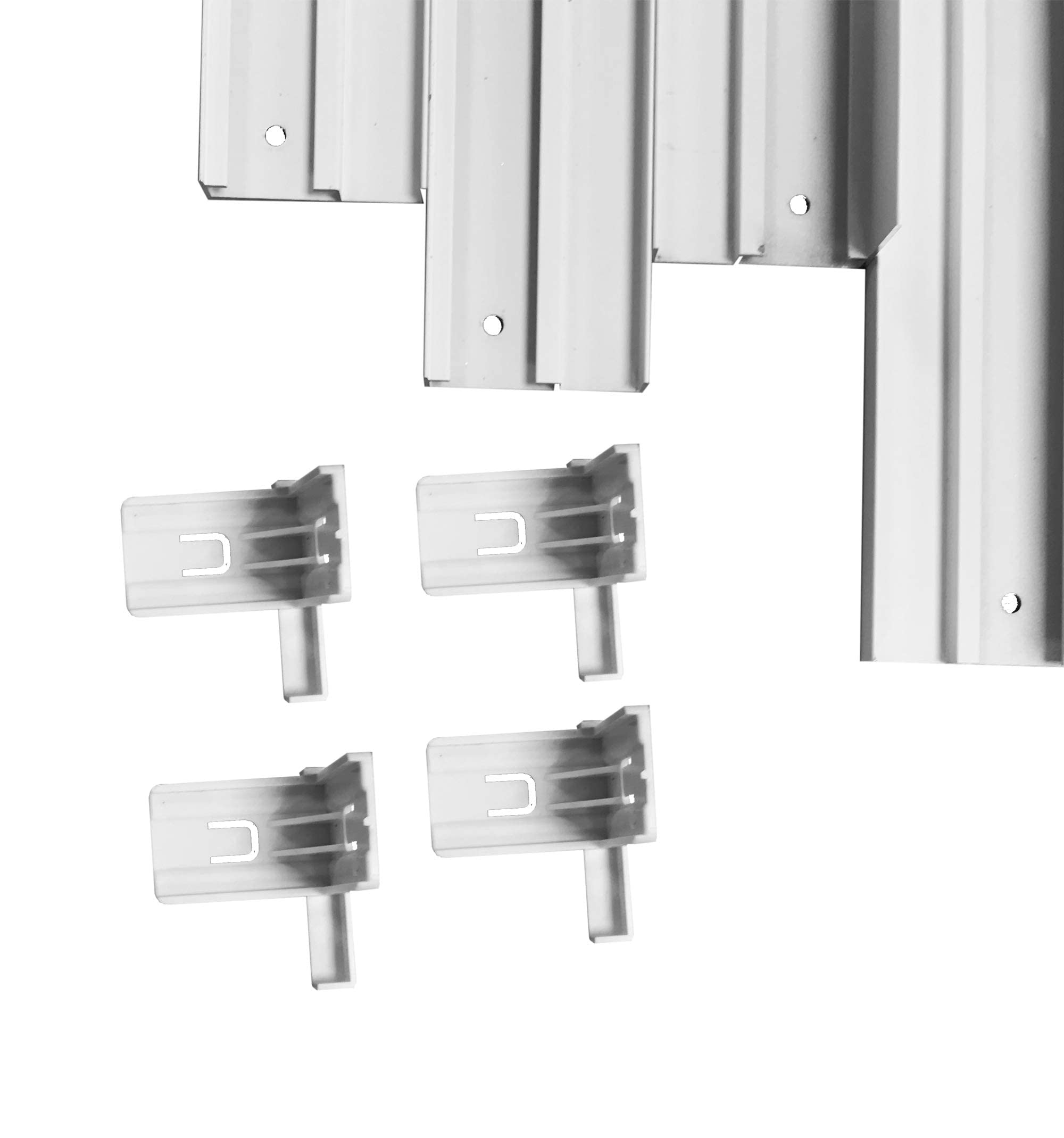 Cadre Aluminium Pour Panneau LED 60x60 Cm - Noir - Montage Murale Ou Suspendu - Style Minimaliste