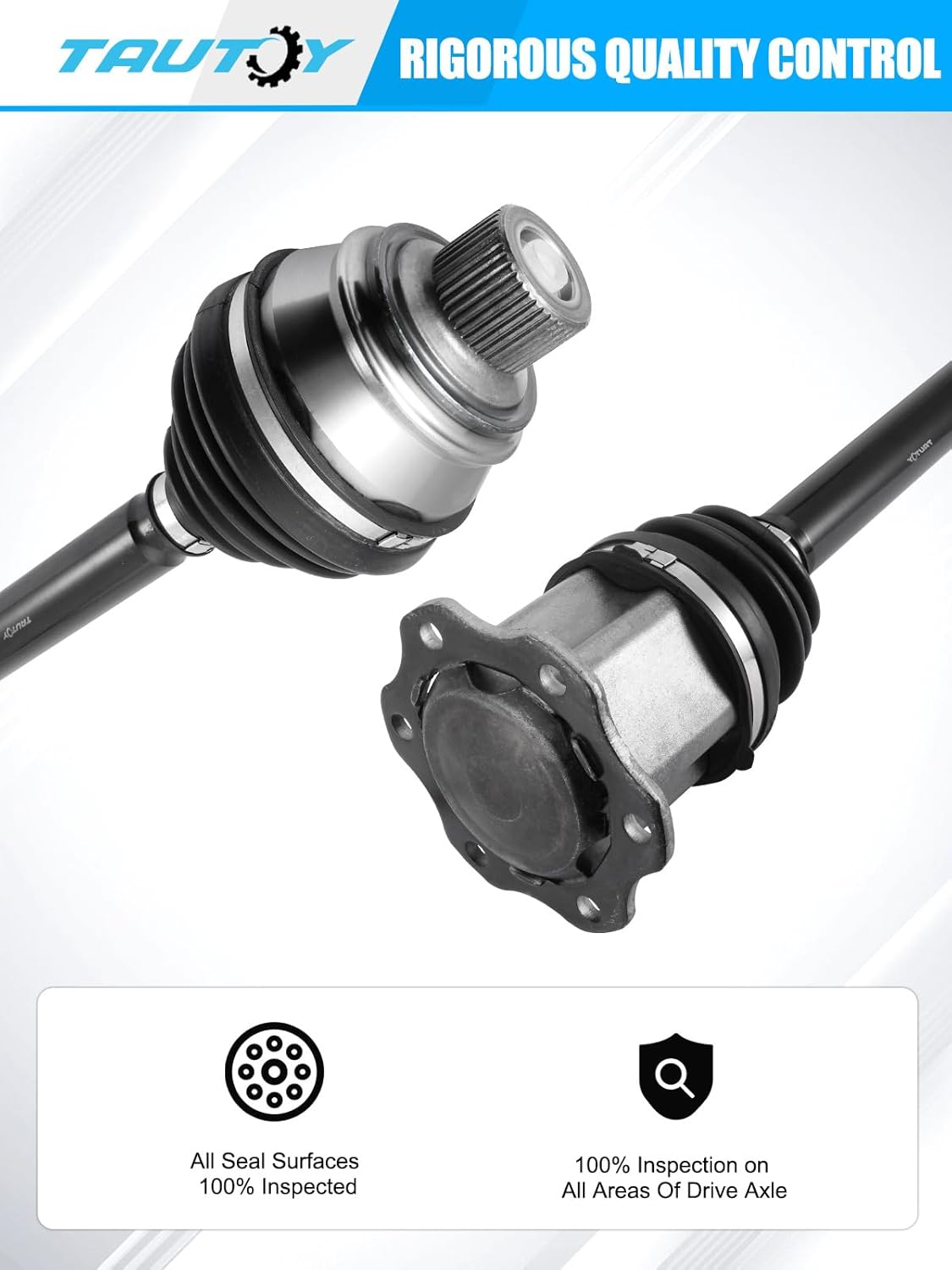 4G0407271F CV Axle Shaft Assembly 1 PCS For Audi A6 A7 A8 2016,A6 A7 A8 Quattro 2012-2018,Q5 2009-2015,S6 S7 S8 2013-2018,RS7 2014-2018,Driver or Passenger Side, 8R0407271G 667451 NCV23014