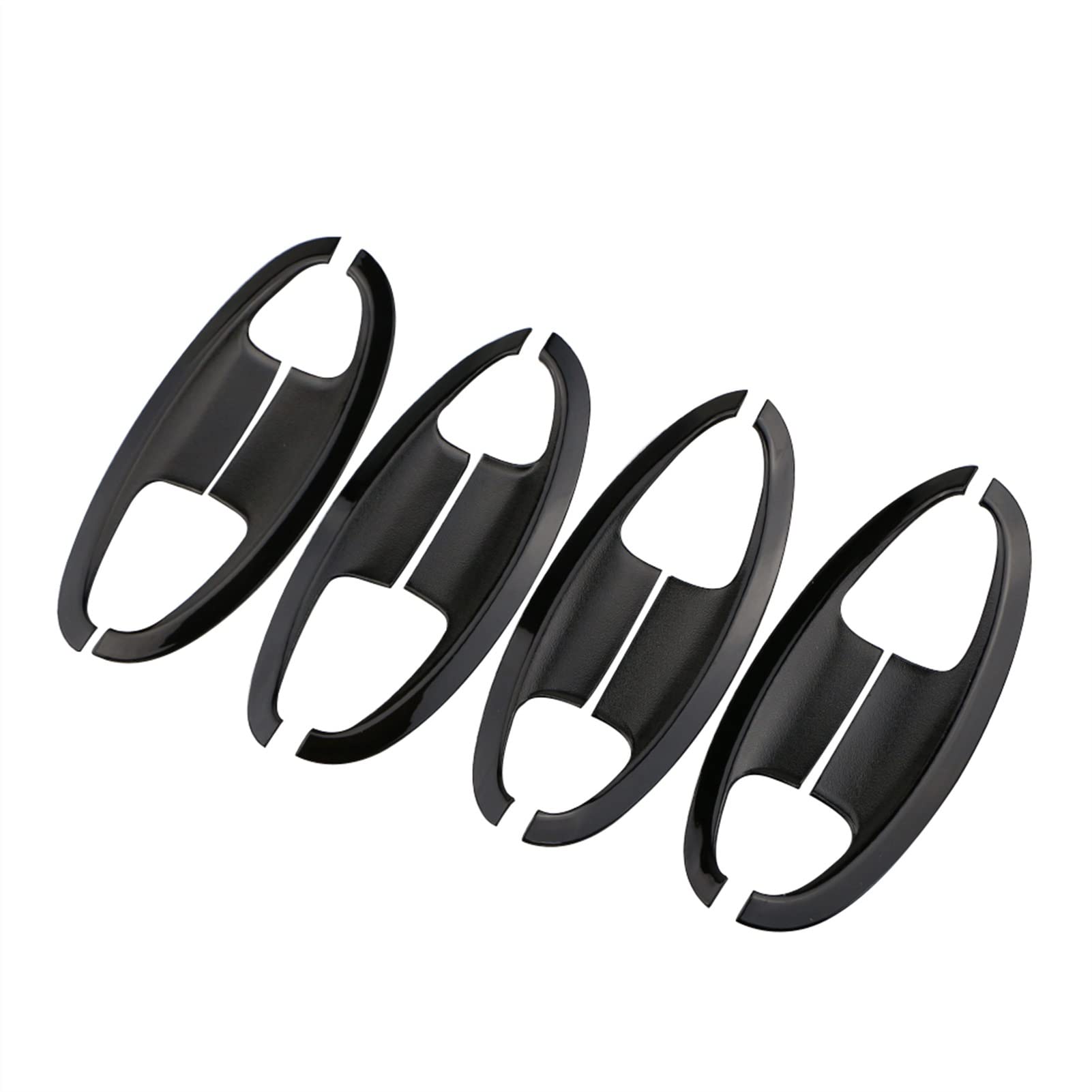 Fahbstr 4 Exterior Door Handle Cover For Ecosport 2013-2017 Abs Chrome Exterior Door Bowl Protector Cover Car Handle Sticker(4)