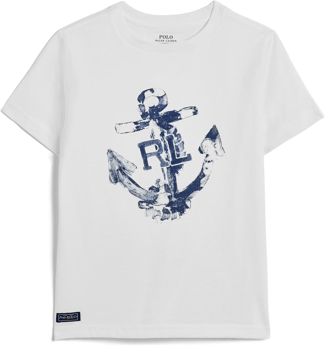 Polo Ralph Lauren Kids Anchor-Print Cotton Jersey Tee (Toddler/Little Kid)