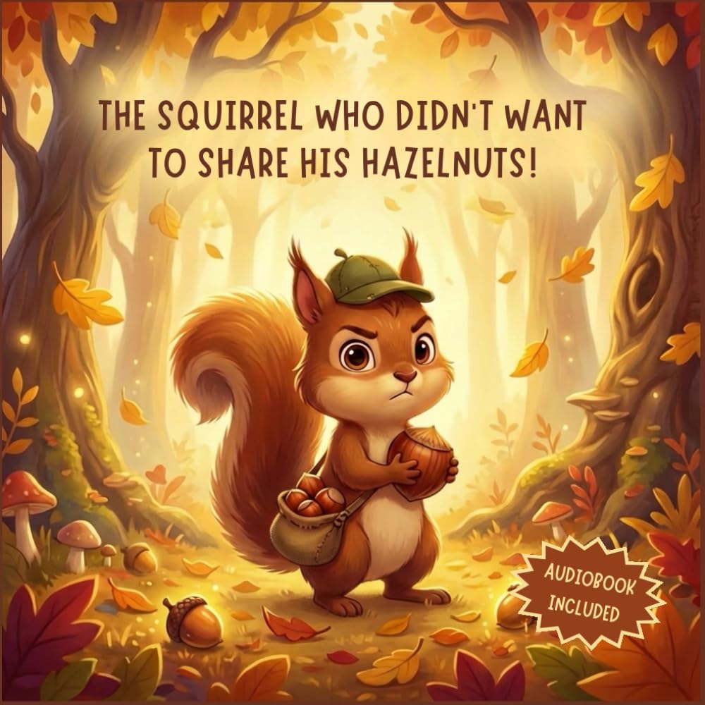 The Squirrel Who Didn’t Want to Share His Hazelnuts: Una storia dolce che insegna la bellezza di condividere (3-7 anni)