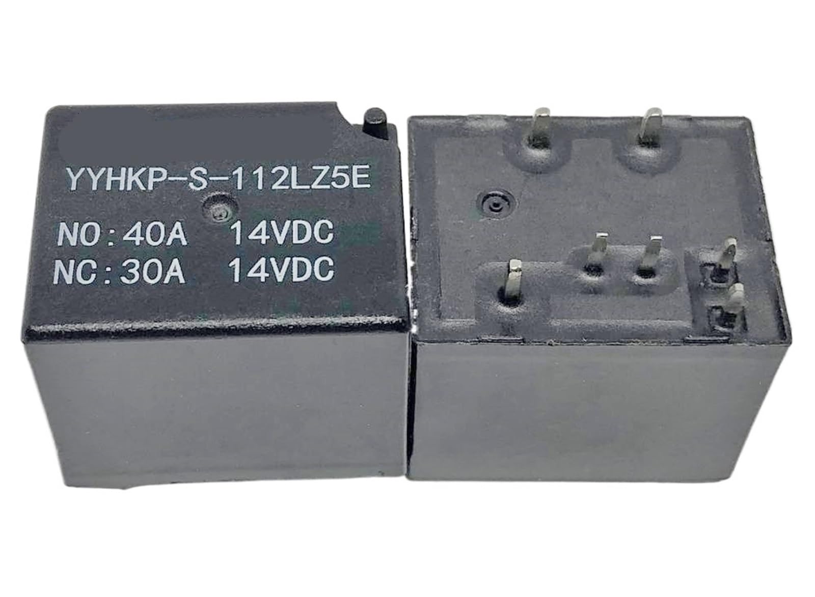 Relais 7 Broches YYHKP-S-112LZ5E 12V 40A évite les surchauffes de circuit électrique, boîtier de 10