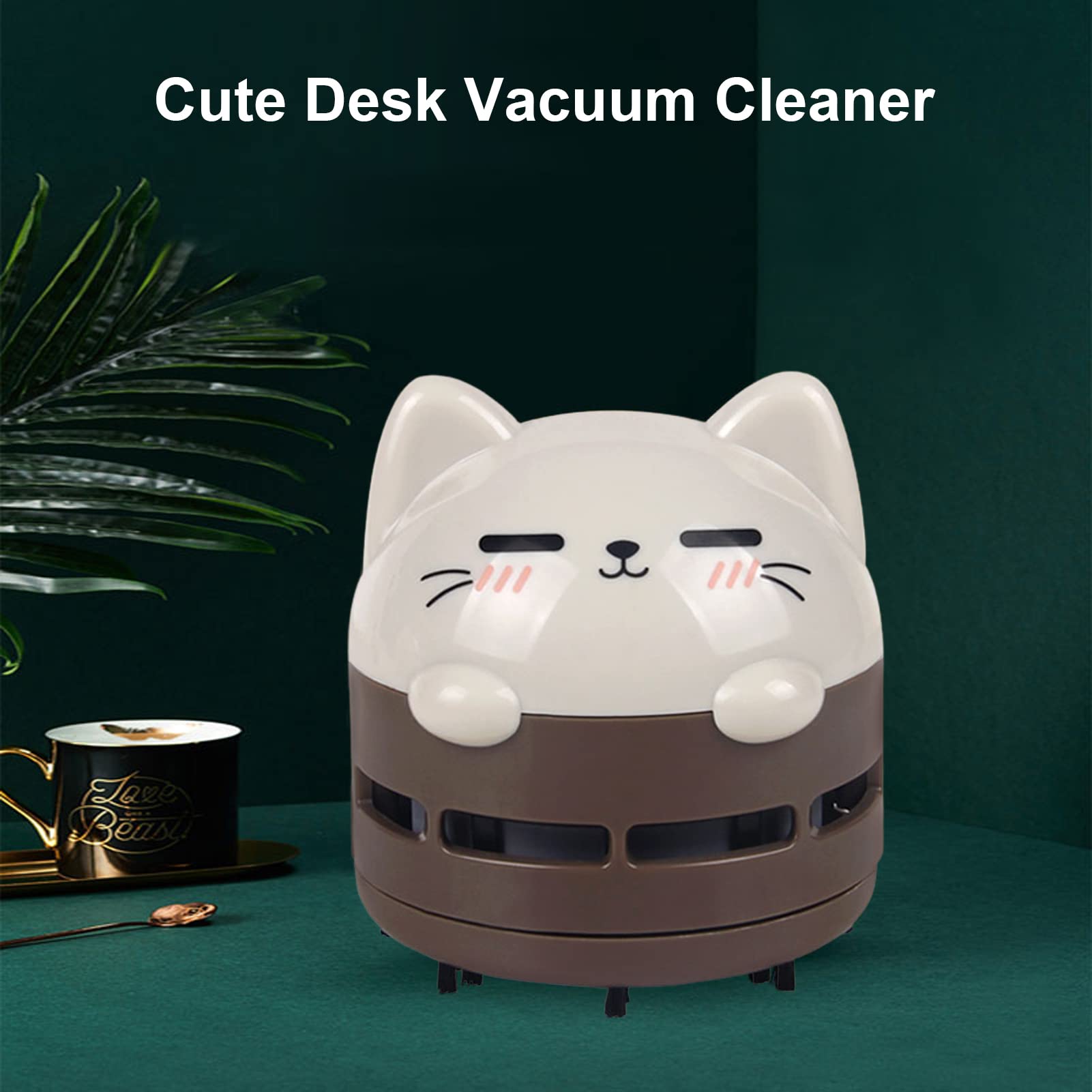 Naysku , Cute Animal Table Dust, Desktop Dust Crumb, USB Charging Desktop Keyboard Pencil Eraser Dust Cleaner, Desktop Cleaning Toy for Kids