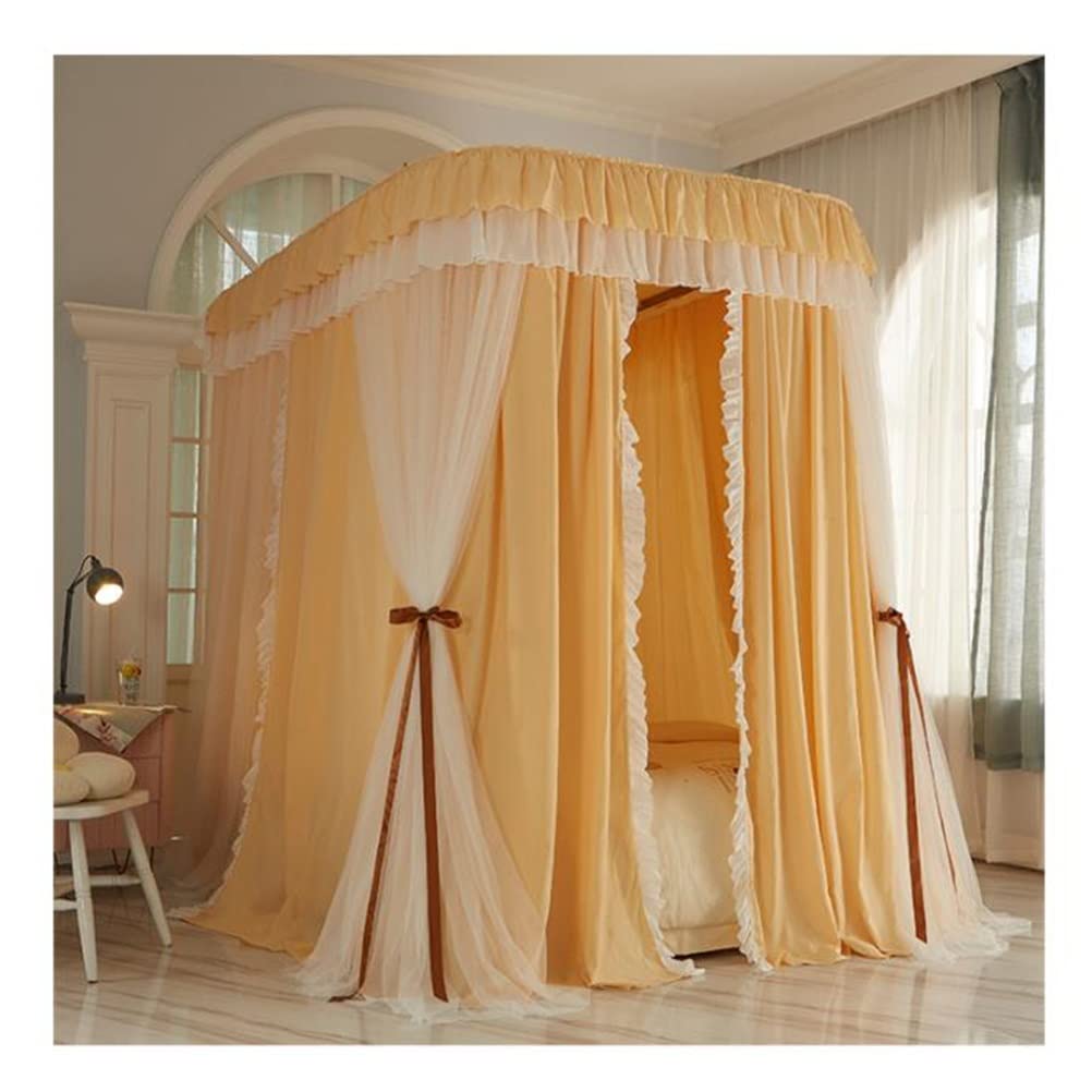 Mosquitera con dosel para cama doble 180x200 de dormitorio cuatro estaciones