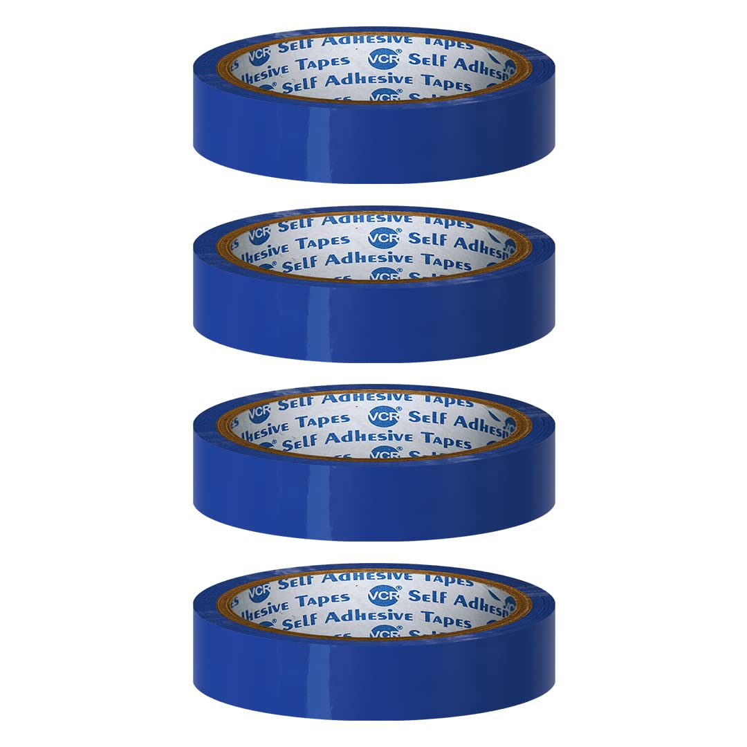 VCR Blue Color Tape - 50 Meters in Length - 18mm / 0.75" Width - 16 Rolls Per Pack - BOPP Self Adhesive Tape for Arts and Craft use, Box Packing, Office and Home use (B07RVFW8W5) Amazon Price History, Amazon Price Tracker
