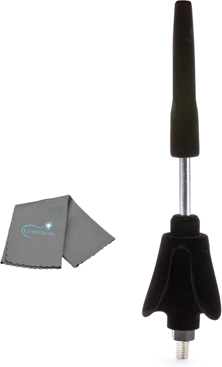 Lumintrail Hercules Deluxe Velvet Peg For Flute/Clarinet Stand (French or German), DS602B, For Hercules Instrument Stands with Peg Holes, with a Cleaning Cloth