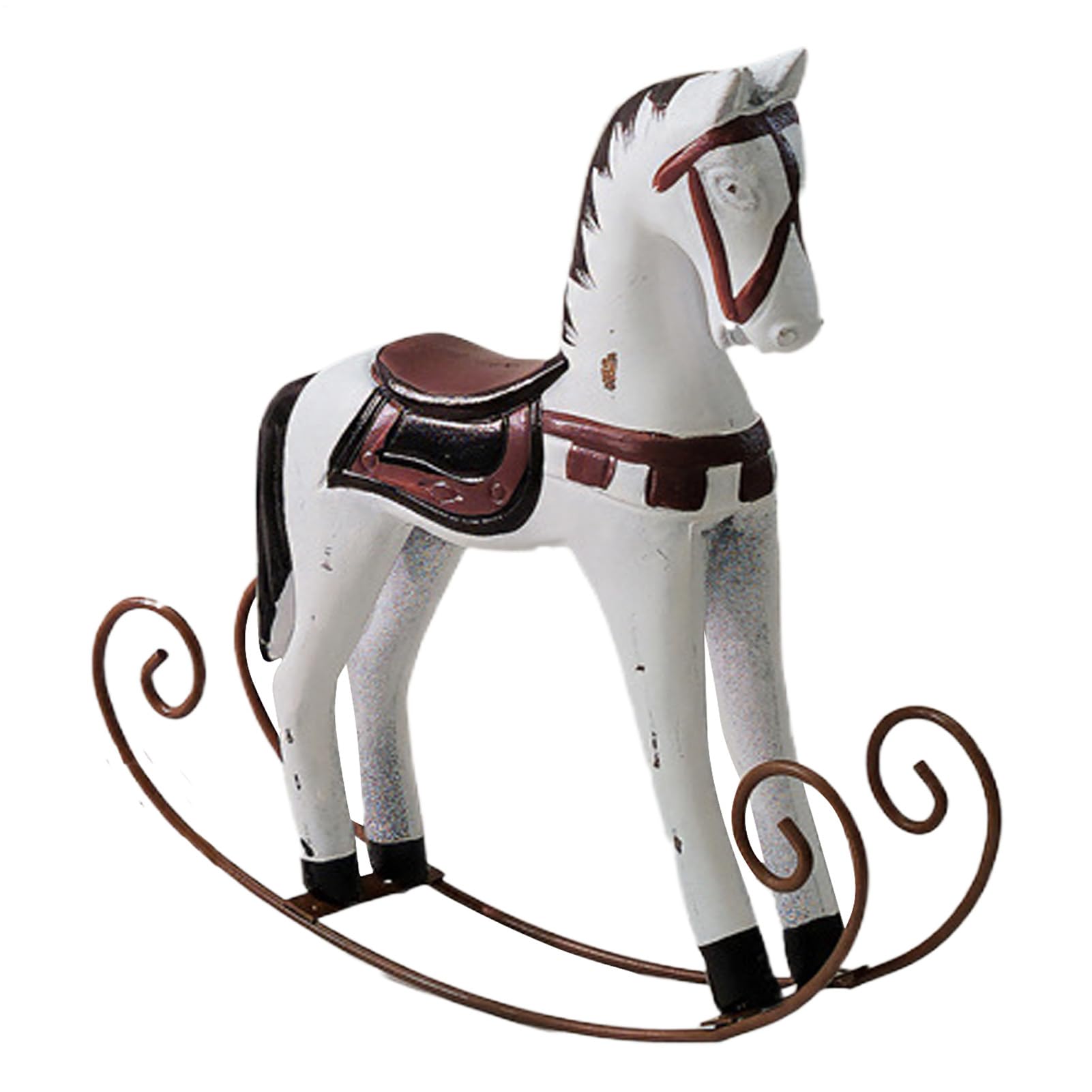 Sculpture de cheval rétro pour sublimer une vitrine de salon