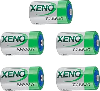Xeno Energy XL-050F 3.6V 1/2 AA Battery 1200mAh Primary Lithium Battery Pack of 5