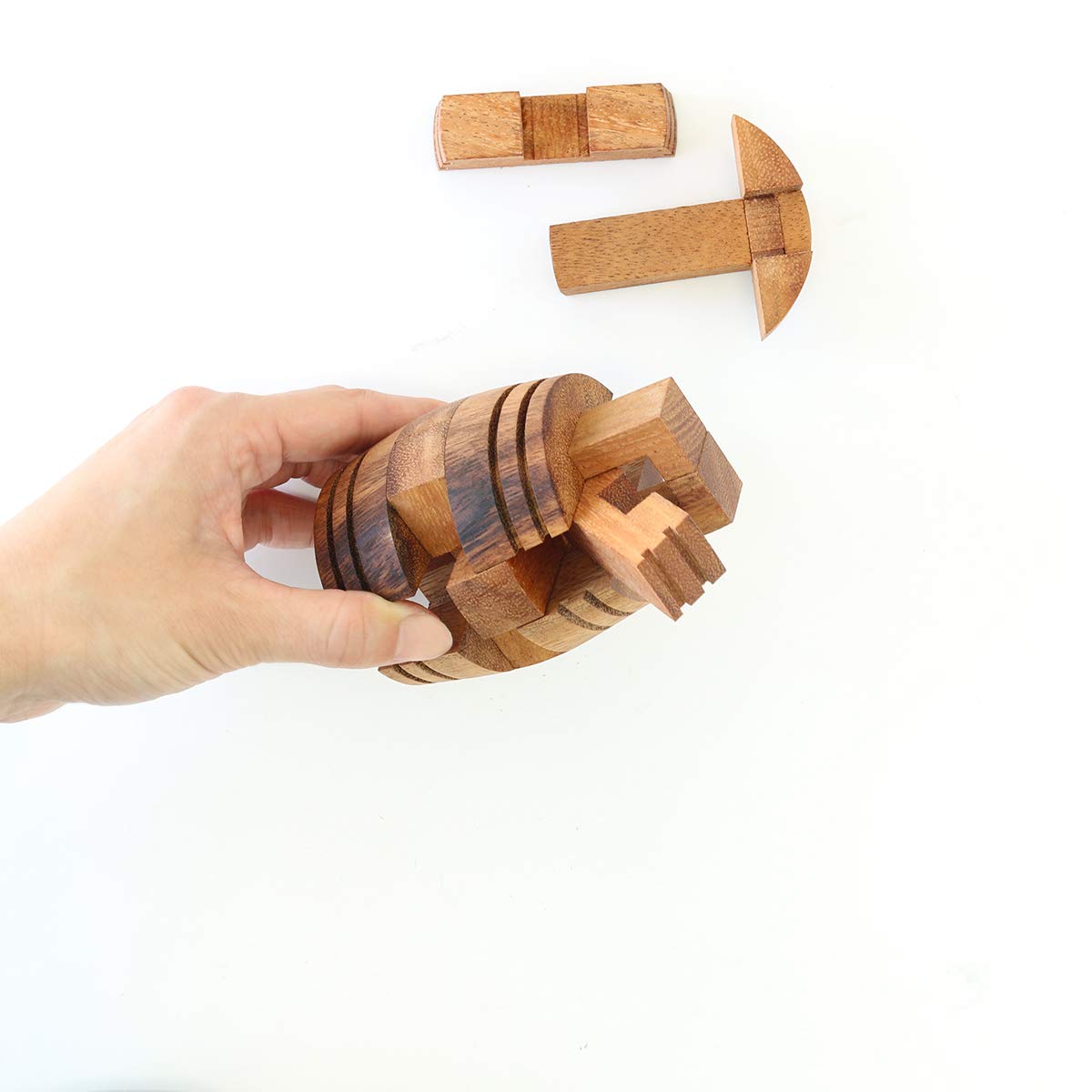 脳トレ　立体パズル　天然木　置物　インテリア　工芸品　美術品　A3063 61t5am0uapL._AC_UL210_SR210,