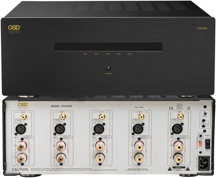 OSD Audio Nero HTA5200 Multi-Channel Amp