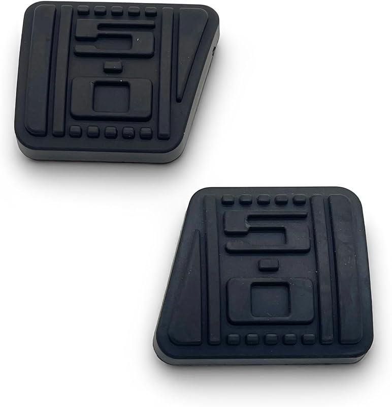 Kit de capas de pedal de embreagem e freio GTGORTOI para câmbio manual 5 marchas Mustang 1979–1993 – 2 unidades