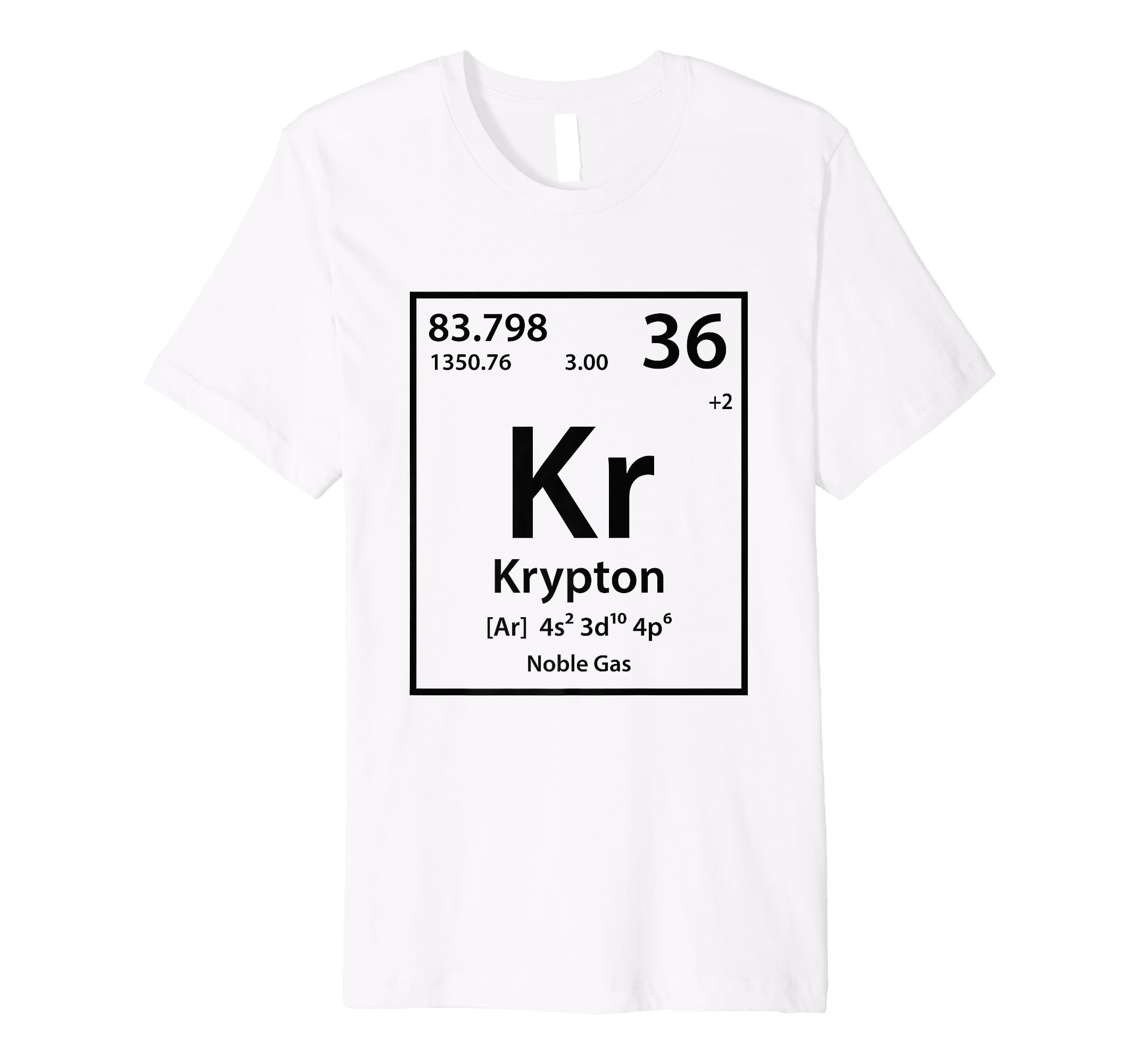 Amazon.com: Krypton Periodic Table of Elements T-Shirt Premium T 