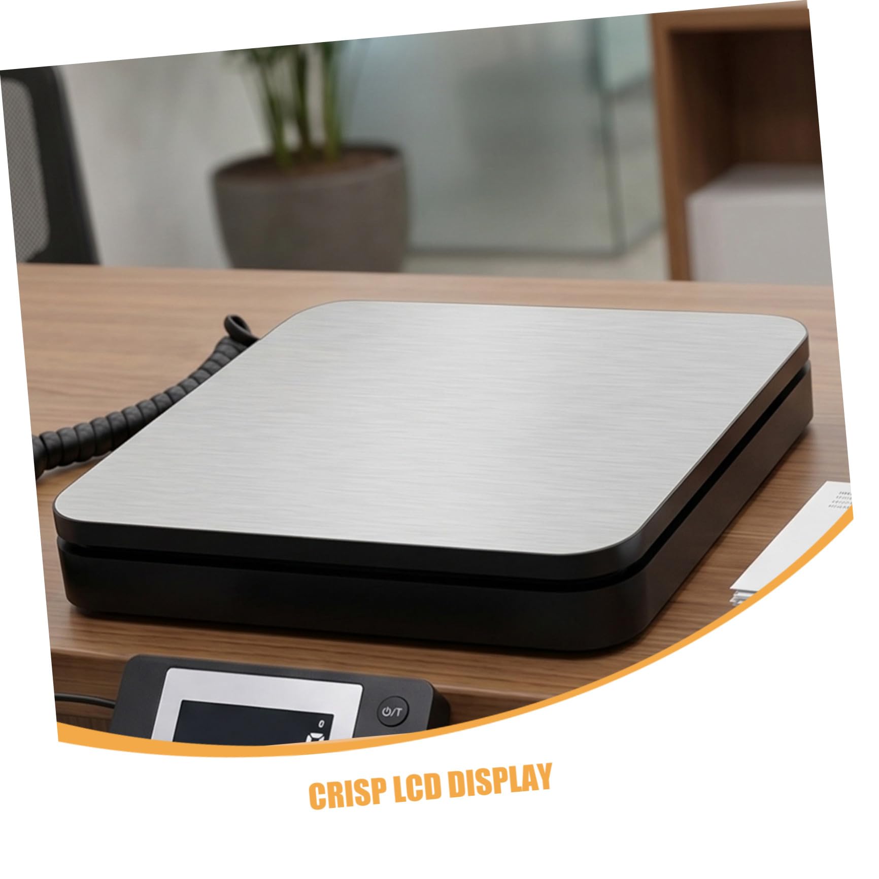 Kg Edelstahl Kunststoff Postwaage mit Hold Funktion für Büro und Lager