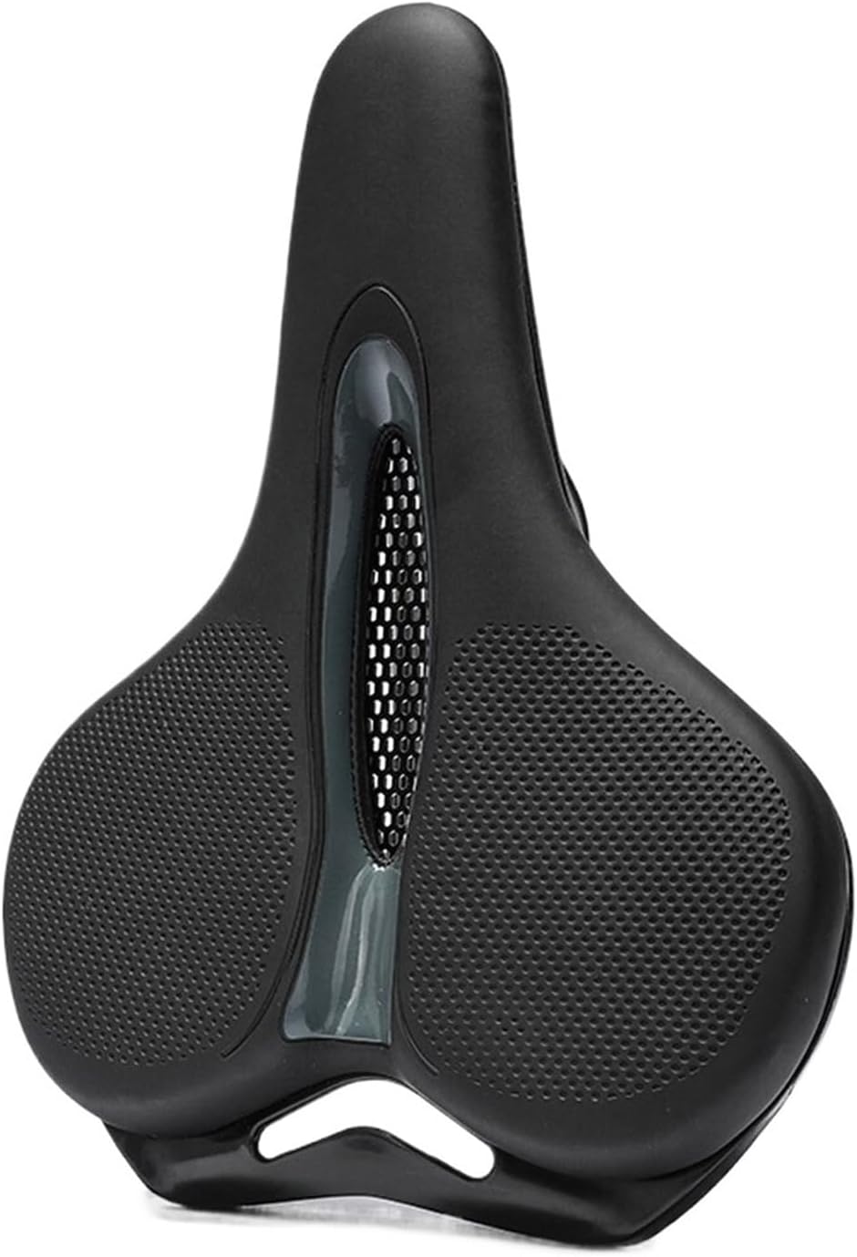 Bike Saddle Breathable Big Butt Cushion Leather Surface Seat Mountain Bicycle Shock Absorbing Hollow Cushion