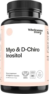 Wholesome Story Myo-Inositol & D-Chiro Inositol Supplement for Women | Fertility Supplements for Hormonal Balance & Ovarian Health Support | Myoinositol | Ideal 40:1 Ratio | 90 Servings