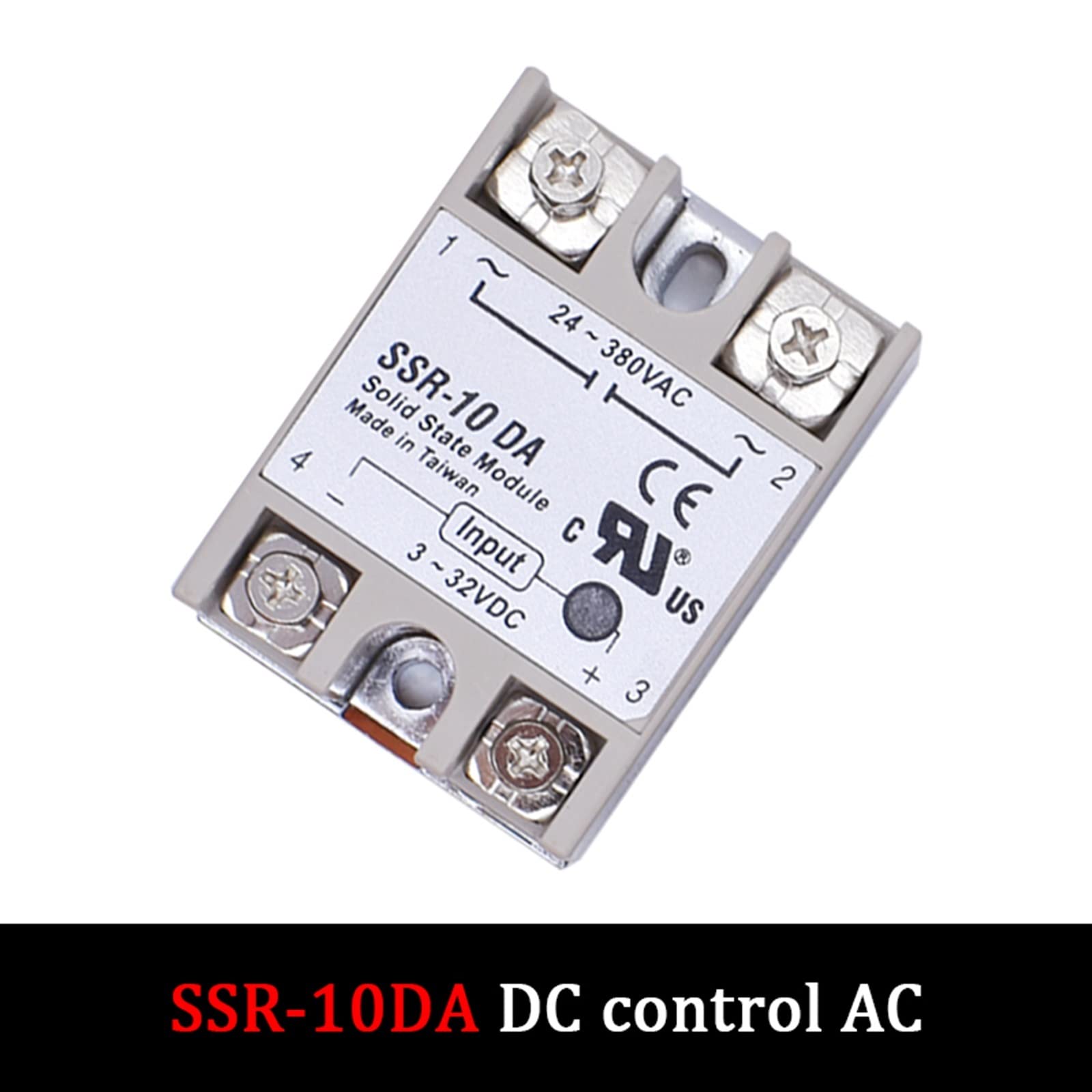 Relé de Estado sólido SSR-10DA SSR-25DA SSR-40DA 10A 25A 40A En Realidad 3-32V CC a 24-380V CA SSR 10DA 25DA 40DA | Ssr-10da