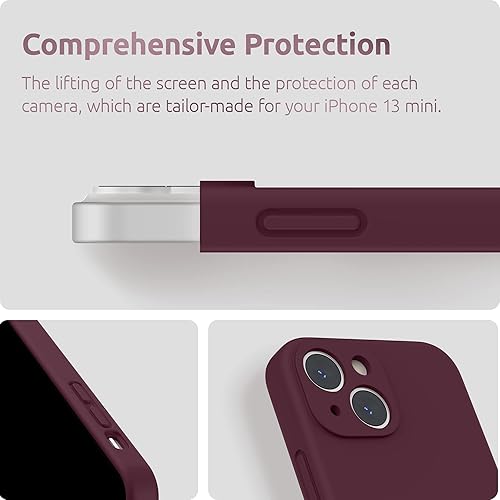 Miniatura 93 de SURPHY Compatible con iPhone 13 Mini Funda con Protector de Pantalla, (Protección de Cámara y Forro de Microfibra Suave) Funda de Teléfono