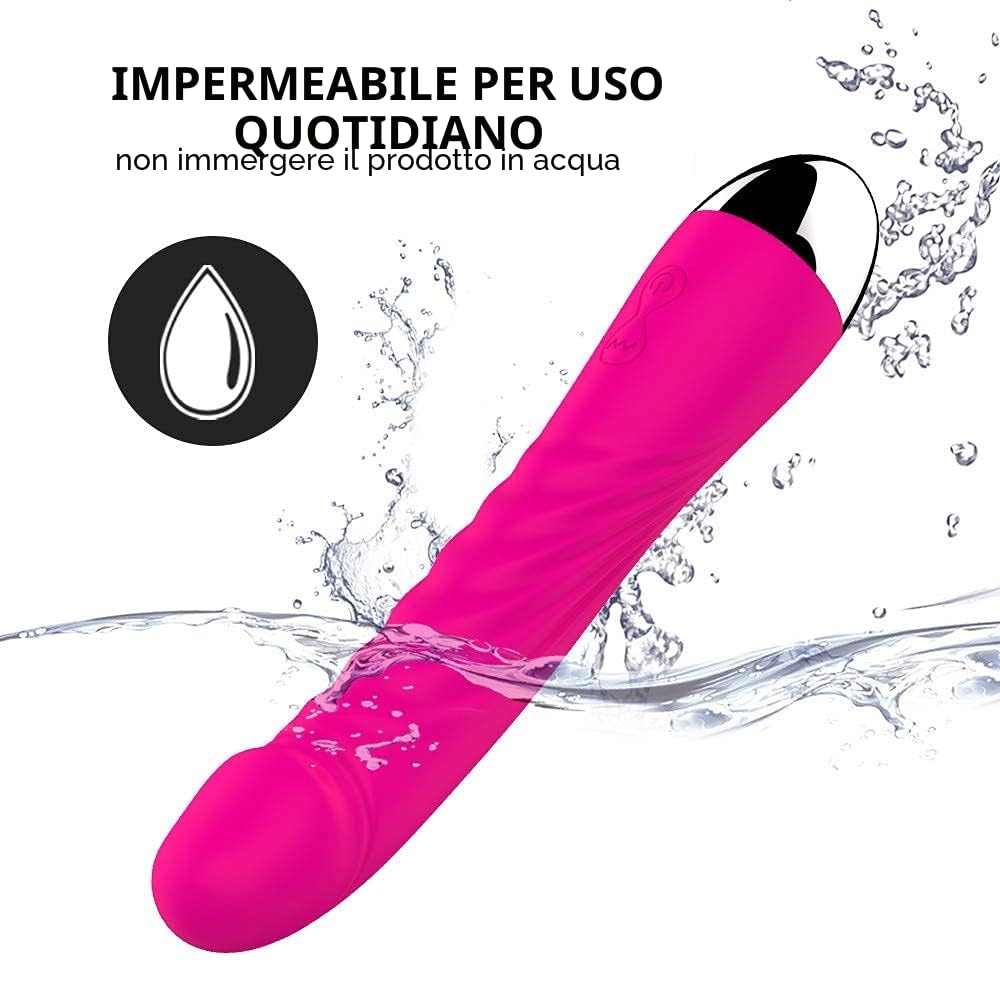 Vibratore clidoride sesso punto g, dildo realistico e vibratori anali, vibratore in silicone per 10 modalità di vibrazione, giocattoli sessuali toysper per donna pene squirting