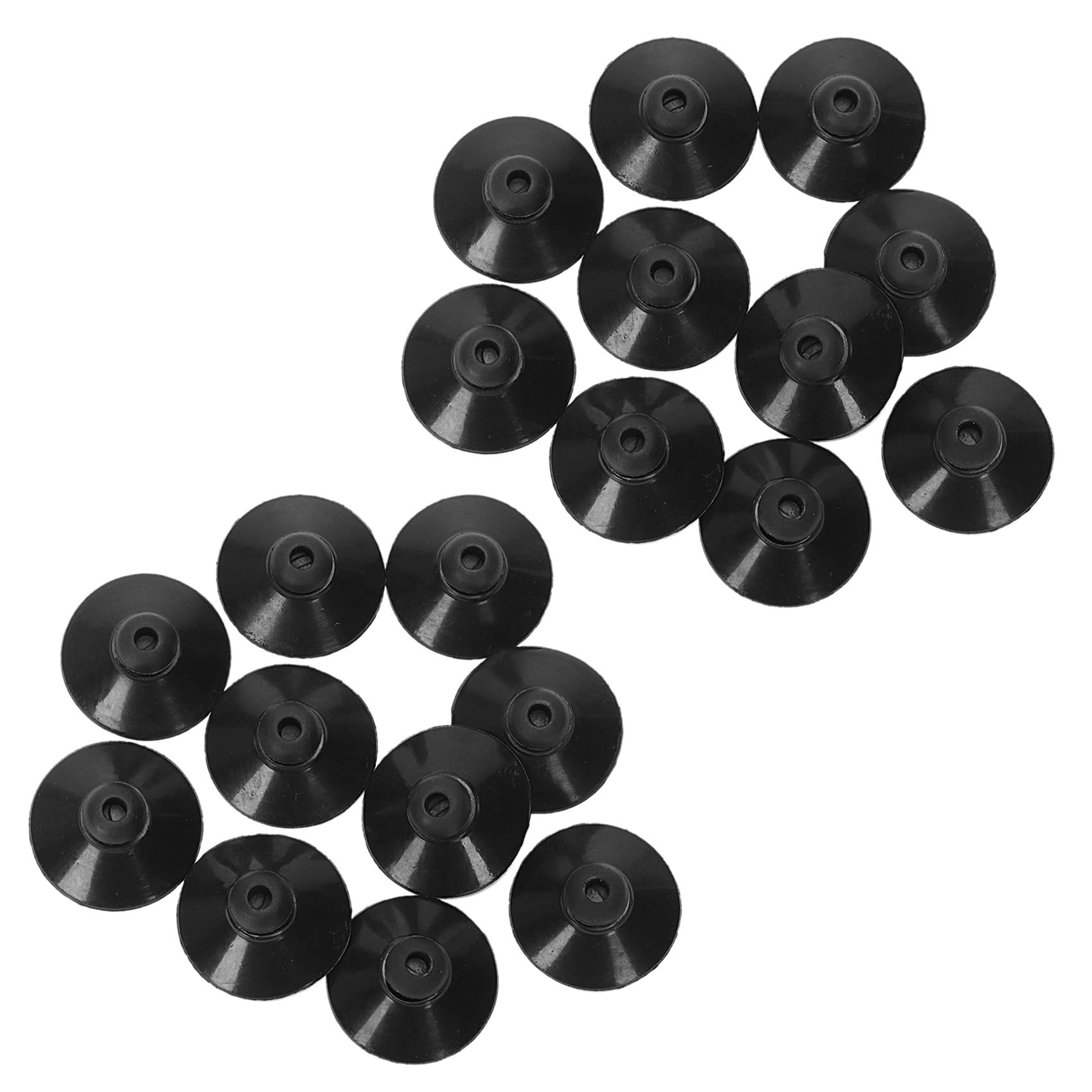 Nicfaky Black 20 X Rubber 27Mm Suction Cup Sucker For Aquarium Fish Tank Pump