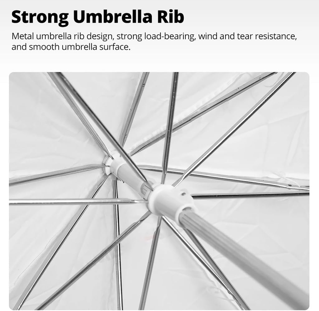 Portable ADS5 Soft Umbrella White Folding Photography Umbrella Light Reflector for Vedio Studio Shooting Speedlites