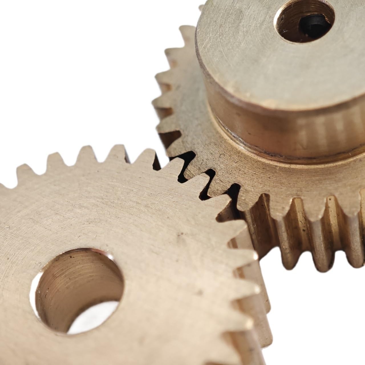 Brass Cylindrical Spur Gear 0.5M 75T Step 38.5mm Dia Straight Teeth Pinion 3-12.7mm Bore(7mm bore)(4mm bore)