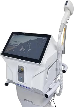 2026 Professional 808nm+755nm+1064nm 3 Wavelengths Diode Laser Hair Removal Machine with Ice Cooling System, Portable 10 Bar, Painless Hair Removal Device for Face Body Bikini Line at Home Use
