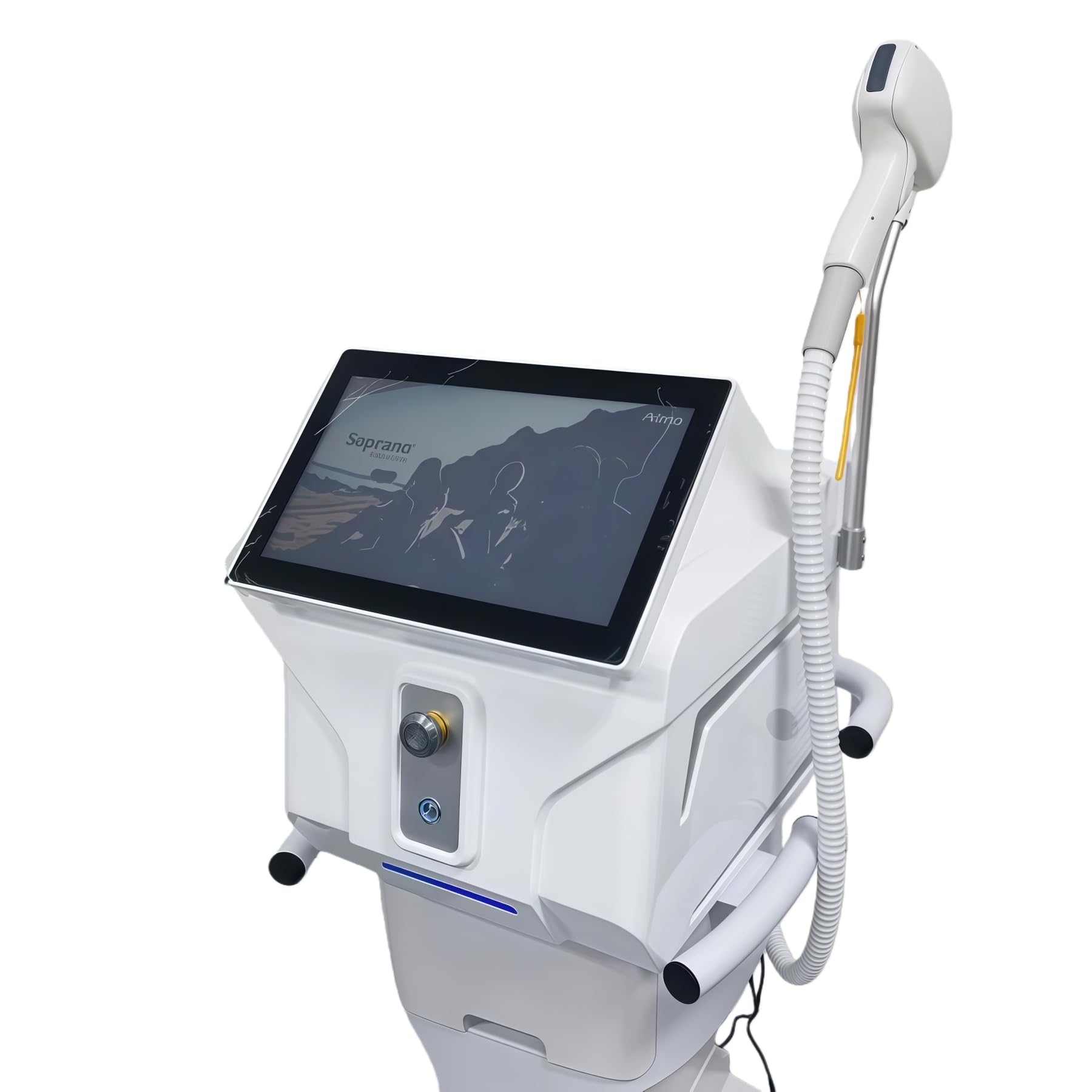 Professional 4000W diodo laser depilatore, 4 lunghezze d'onda 755nm 808nm 940nm 1064nm depilazione intelligente, ghiaccio maniglia depilazione calma la pelle, certificazione CE