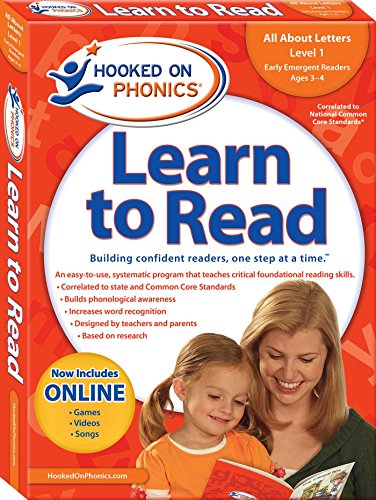 Hooked on Phonics Learn to Read - Level 1: All About Letters (Early Emergent Readers | Pre-K | Ages 3-4) (1)