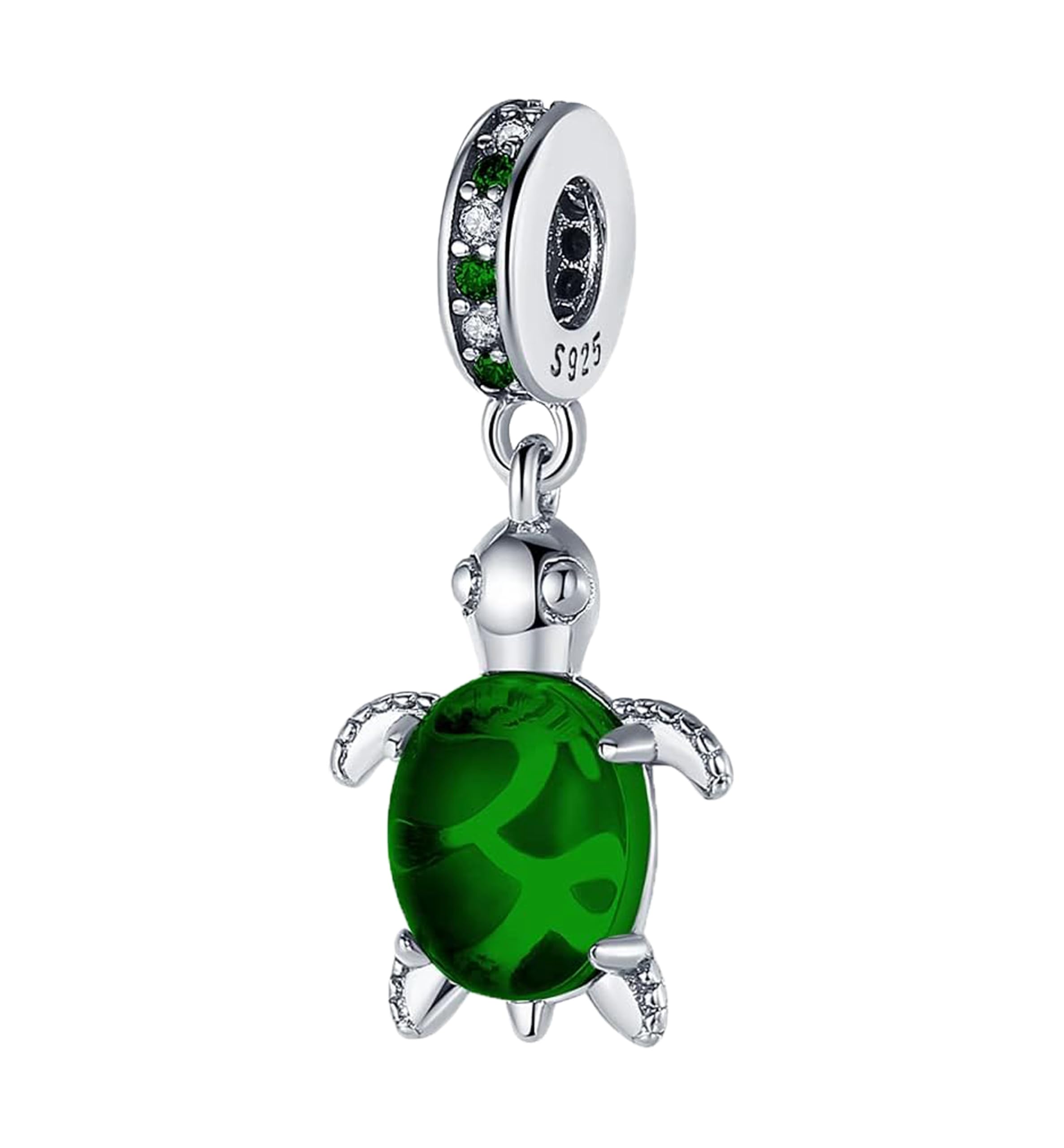 FLUFLO Charm Anhänger Damen 925 Sterling Silber für Armband Charms Beads passend für Pandora Armband und Halskette, Kompatibel mit Europäischen Armbänder für Frauen Mädchen C02