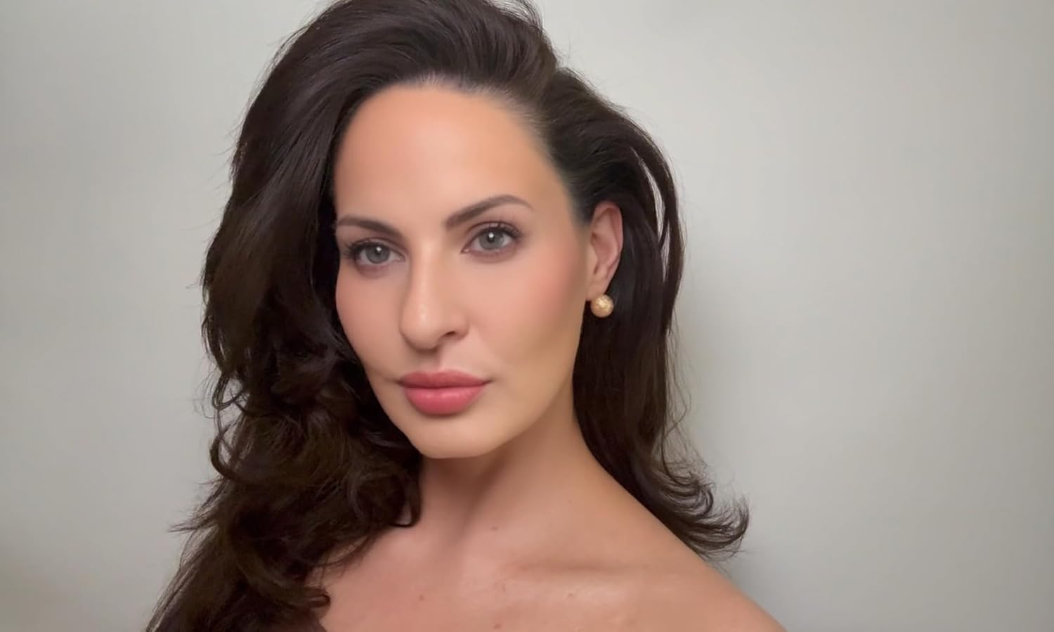 14mm Brushed Satin Textured Sandblasted Gold Round Ball Stud Earrings for Women, 18k Yellow Gold Filled Plated - Image 4