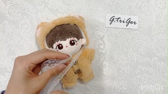 Amazon.co.jp: ぬい服【くま耳帽子&着ぐるみセット】10~15cm用/くま