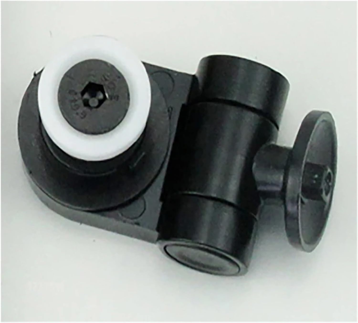 Mounting clip with connector for attaching to monitor arm(Black)
