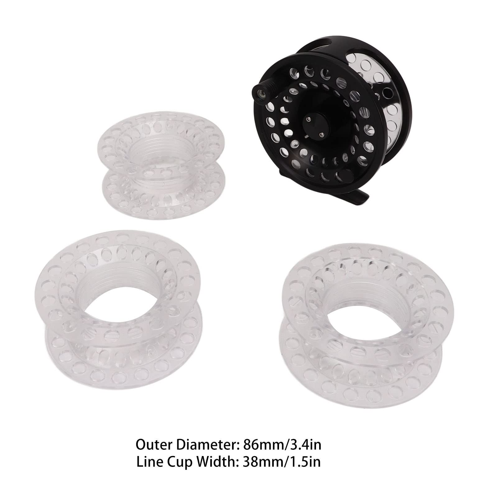 Amazon | フライリール 快適な触り心地 ラージアーバー フライリール 5