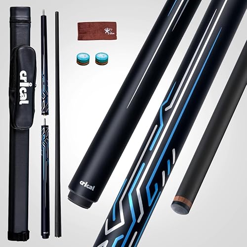 Vista 12 de CRICAL Serie de taco de salto y quiebre de fibra de carbono de 3 piezas, taco de salto profesional y potente con punta de 12.9mm y articulación