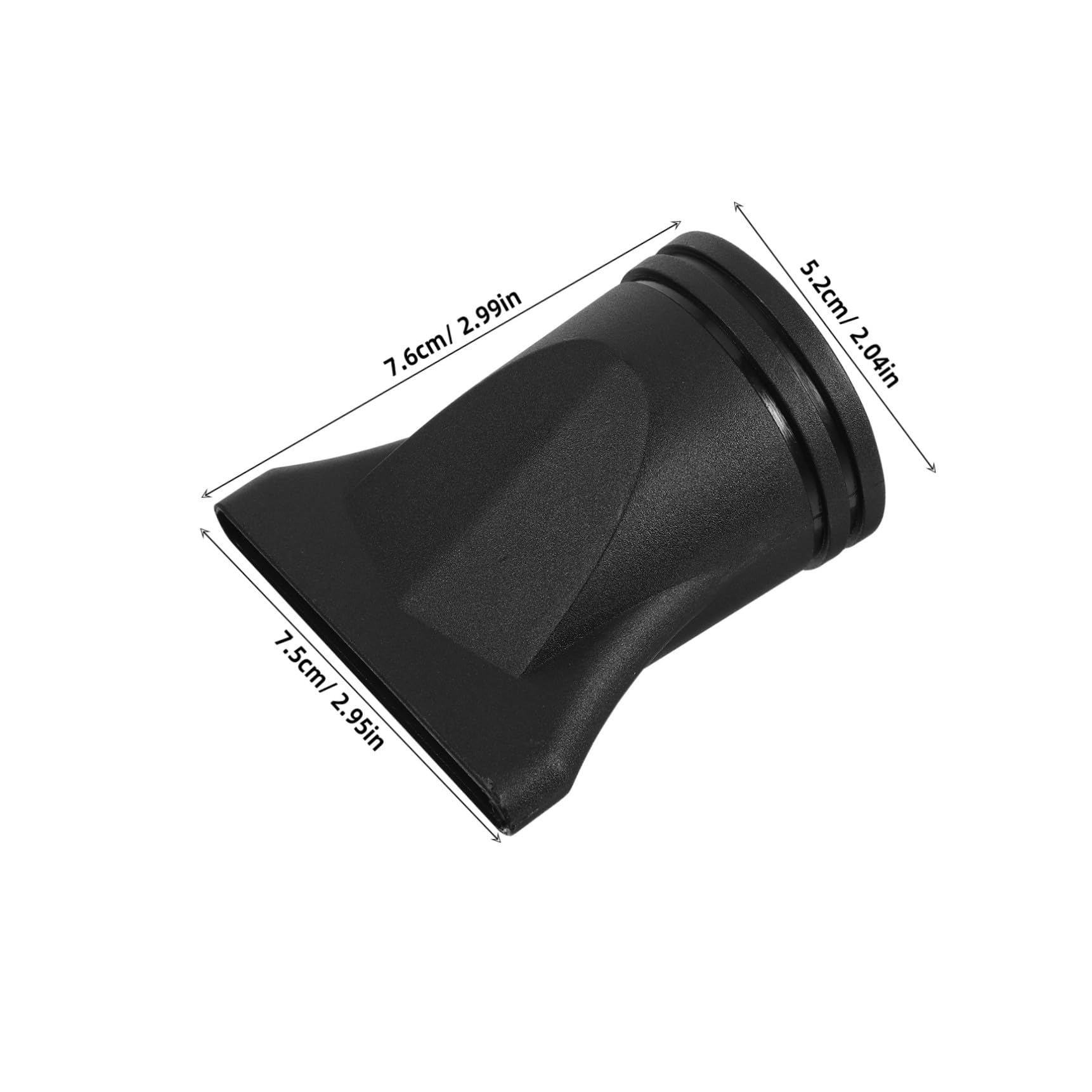 Lot de 5 Embouts pour Sèche-Cheveux en Plastique Résistant à la Chaleur Concentrateurs Universels Fins et Larges pour Coiffage Professionnel Accessoires pour Brushing et